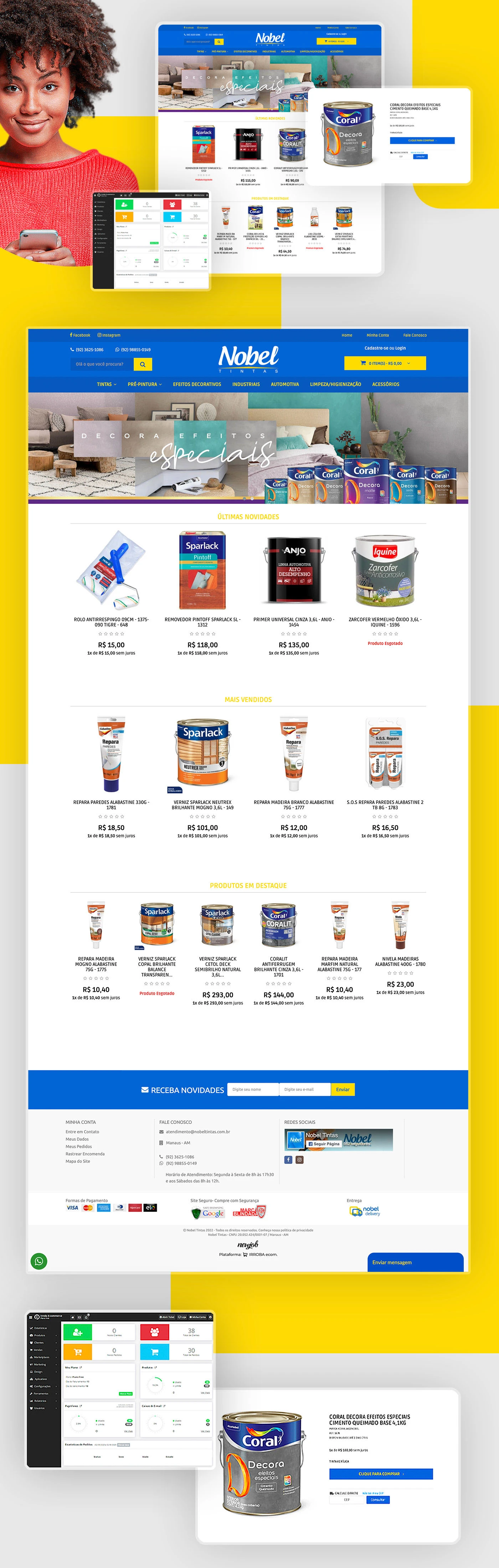 Nobel Tintas — eCommerce — imagem 1