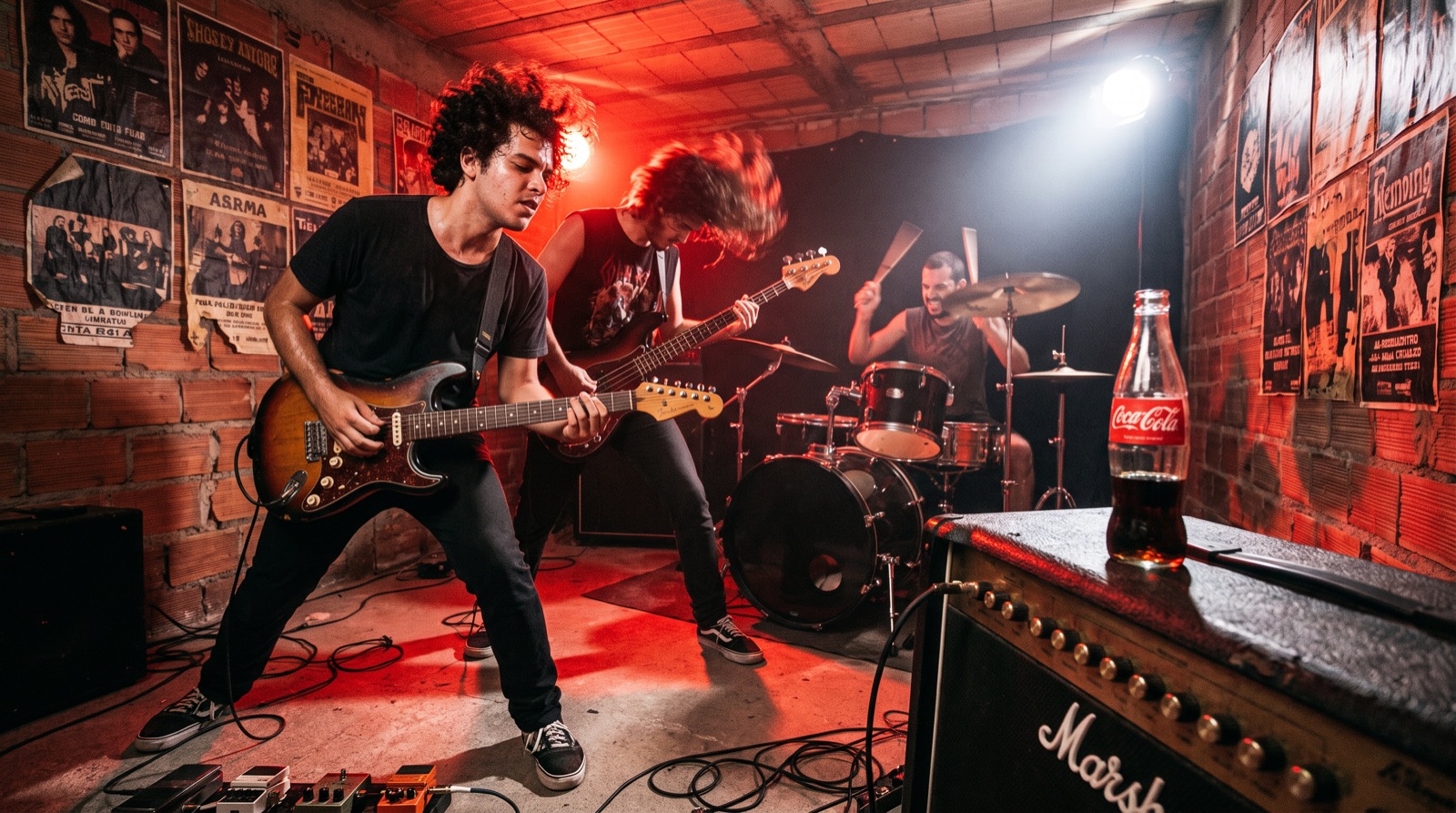 Banda na garagem