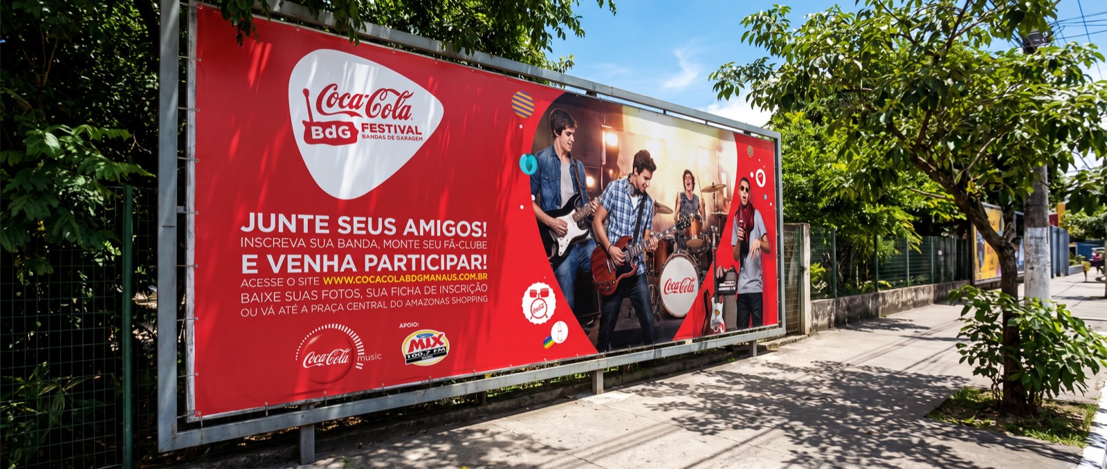 Outdoor OOH Coca-Cola BdG Festival