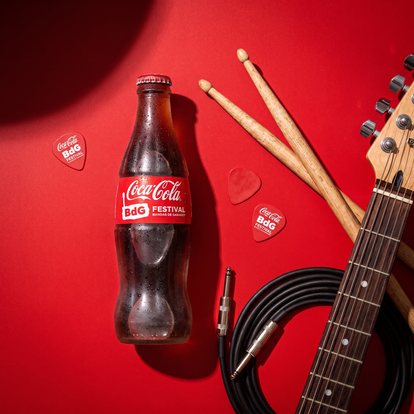 Flatlay produto Coca-Cola BdG