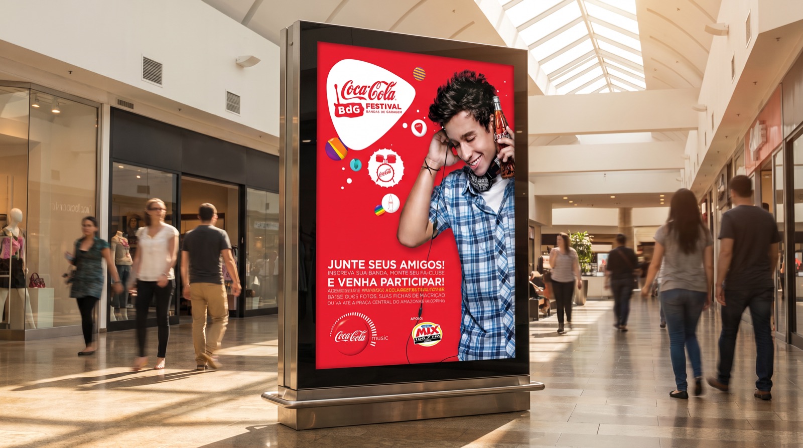 Totem OOH shopping